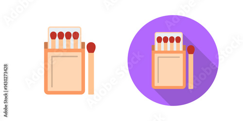 Match Box Vector Icon