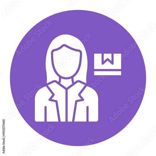 Recipient Woman Icon