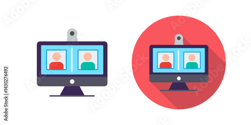 Videocall Vector Icon