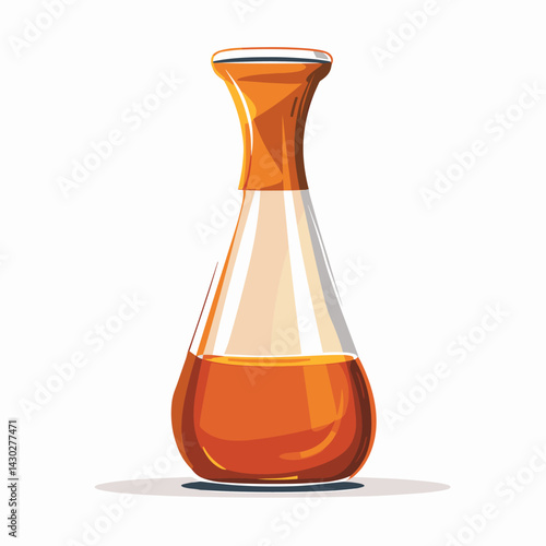 bottle of perfume isolated