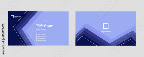 Clean Modern Professional Business Card Design