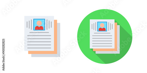 Resume Vector Icon