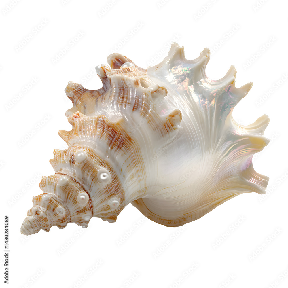 Obraz premium seashell isolated on white background