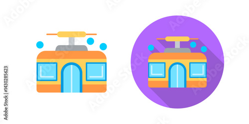 Cable Car Vector Icon