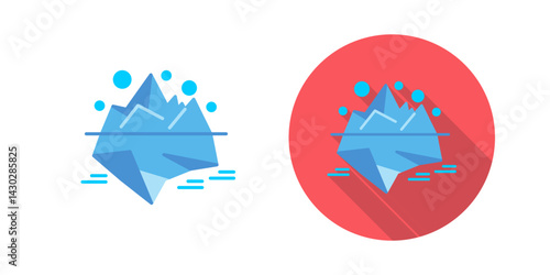 Iceberg Vector Icon