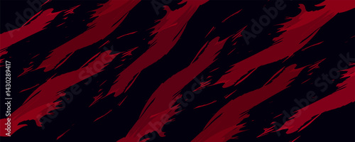 Black and red abstract grunge background red halftone style. vector ilustration