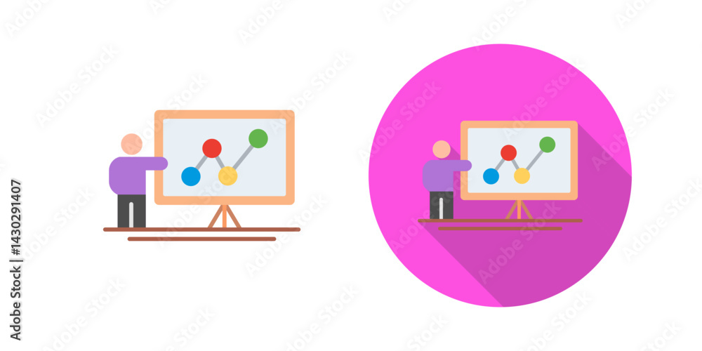 Presentation Vector Icon Presentation Vector Icon