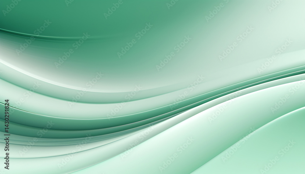 illustration of a modern mint green background