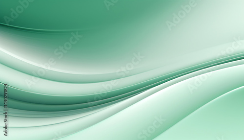 Obraz na płótnie illustration of a modern mint green background w salonie