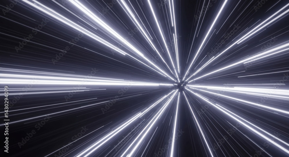 Fototapeta premium Abstract dynamic radiating lines background image