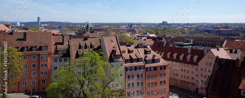 Obraz na płótnie Nuremberg, Nürnberg the largest city in Franconia, the second-largest city in the German state of Bavaria Germany w salonie