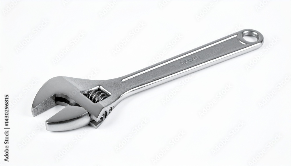 adjustable wrench isolated on white adjustable wrench isolated on white