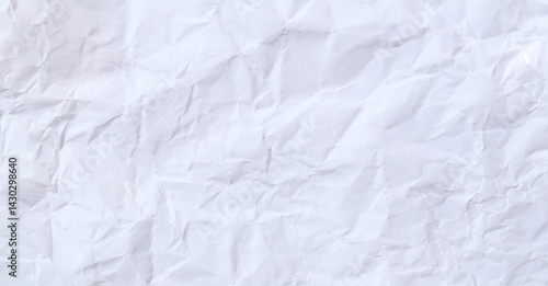 Obraz na płótnie Crumpled White art paper background. w salonie