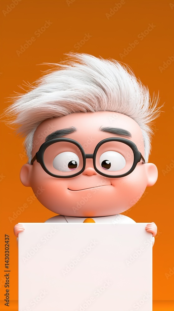 funny cartoon scientist with glasses funny cartoon scientist with glasses