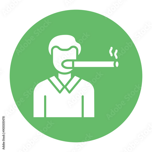Tobacco Addiction Icon