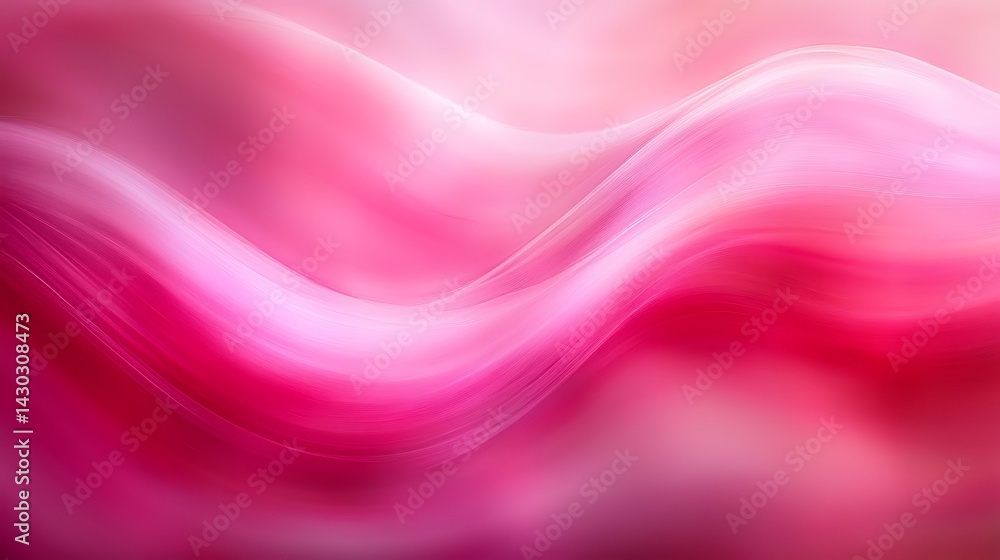 Abstract Pink Waves: A Serene Digital Artwork Abstract Pink Waves: A Serene Digital Artwork