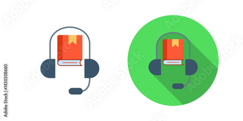 Audio Book Vector Icon
