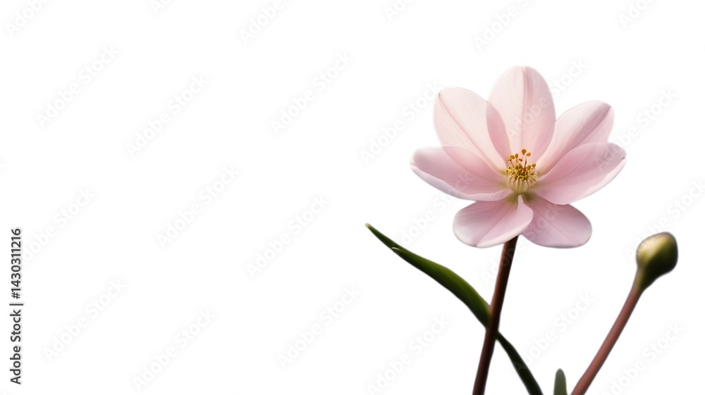 pink flower isolated on white pink flower isolated on white