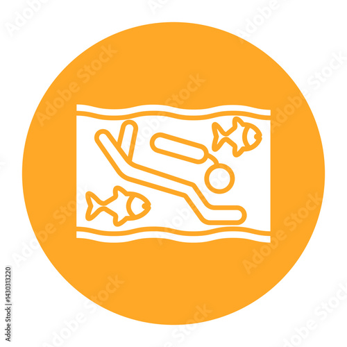 Deep Diving Icon