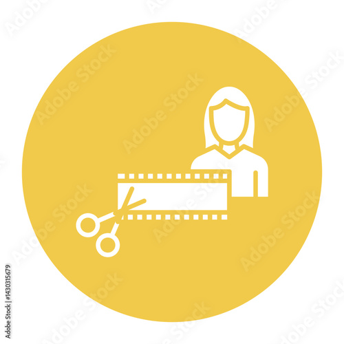 Film Editor Female Icon