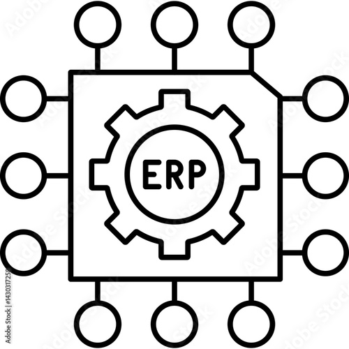 Enterprise Resource  SVG Icon