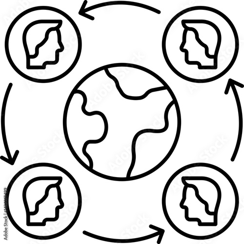 Network Communication   SVG Icon