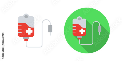 Blood Bag Vector Icon