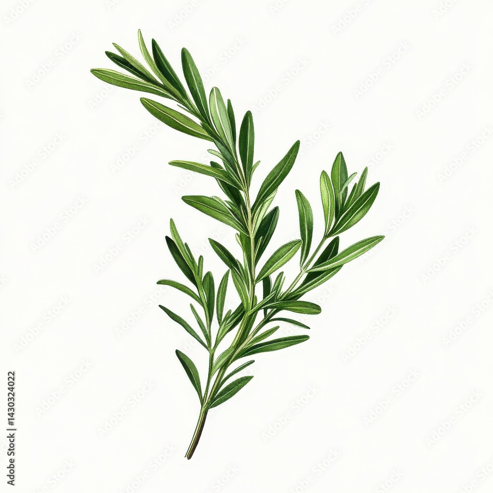 Fototapeta premium rosemary on a wooden background