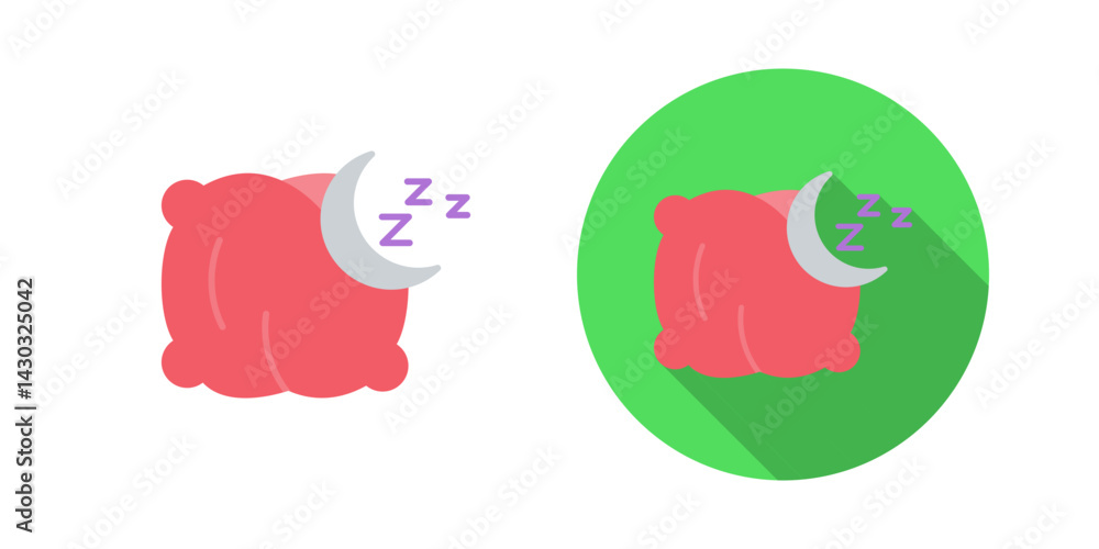 Obraz premium Pillow Vector Icon