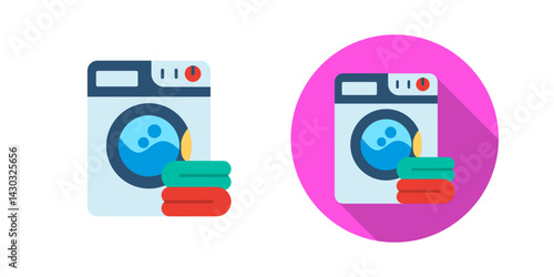 Washing Machine Vector Icon