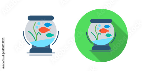 Fishbowl Vector Icon