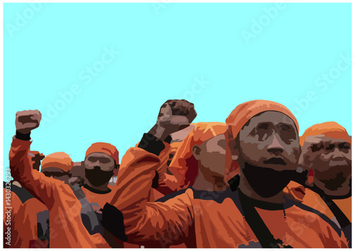 group of workers