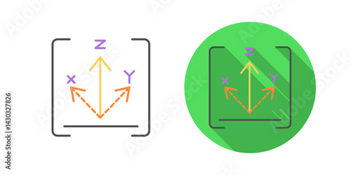 Axis Vector Icon
