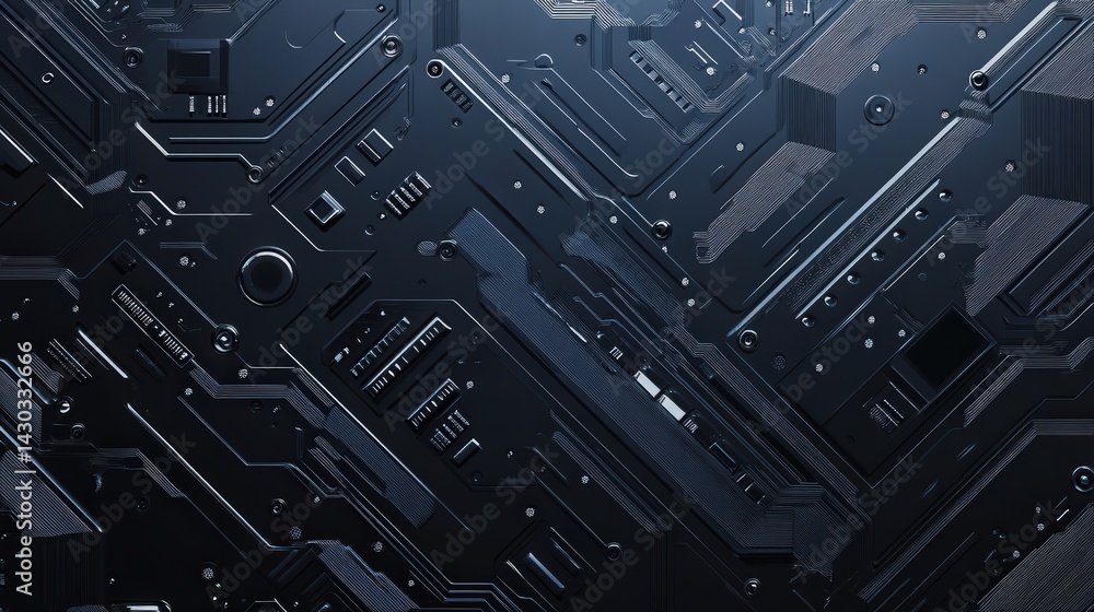 abstract digital technology background with circuit board pattern on light gray abstract digital technology background with circuit board pattern on light gray