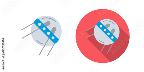 Sputnik Vector Icon