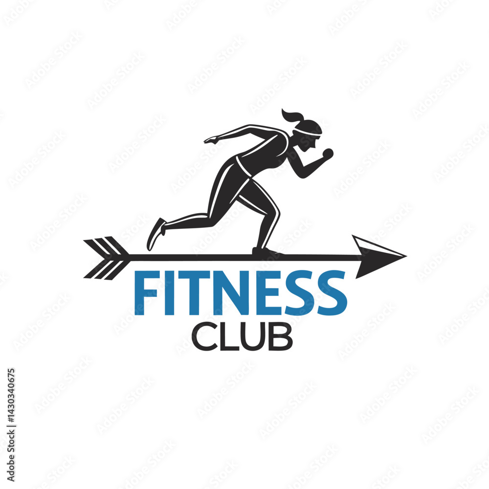 Obraz premium Fitness and Bodybuilding Logo collection for Gym Branding, Workout Motivation, and Strength Training Vector Designs, EPS