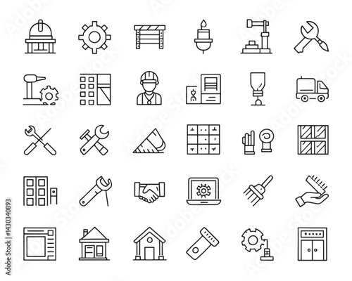 Diy project website Icon Set