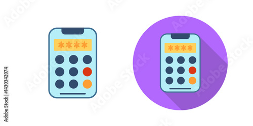 Pin Code Vector Icon