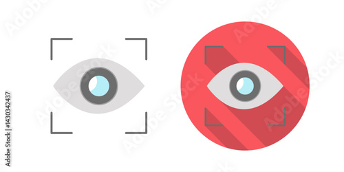 Eye Scan Vector Icon