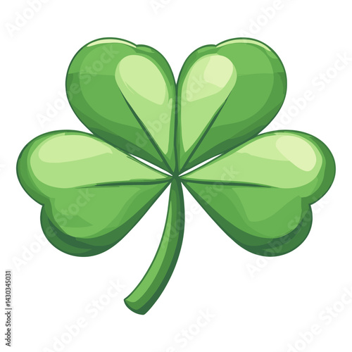 Lucky clover leaf green illustration lucky vector