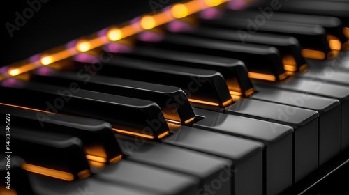 Wallpaper Mural piano keys close up Torontodigital.ca