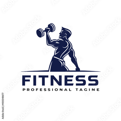 Fitness and Bodybuilding Logo collection for Gym Branding, Workout Motivation, and Strength Training Vector Designs, EPS