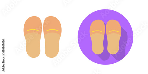 Slippers Vector Icon