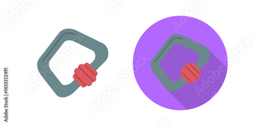 Carabiner Vector Icon
