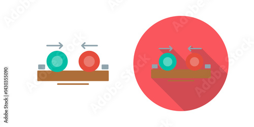 Collision Vector Icon