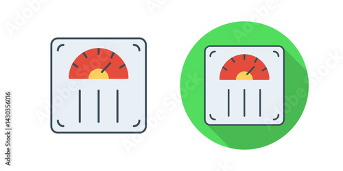 Weight Scale Vector Icon