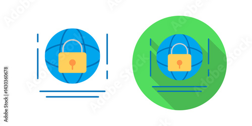 Internet Security Vector Icon