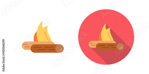 Bon Fire Vector Icon