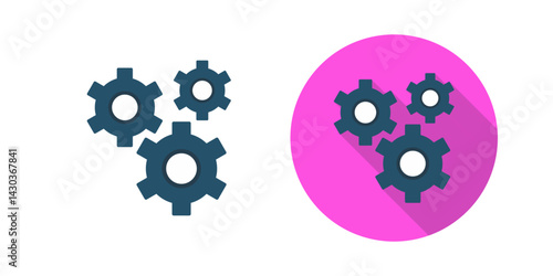 Gears Vector Icon