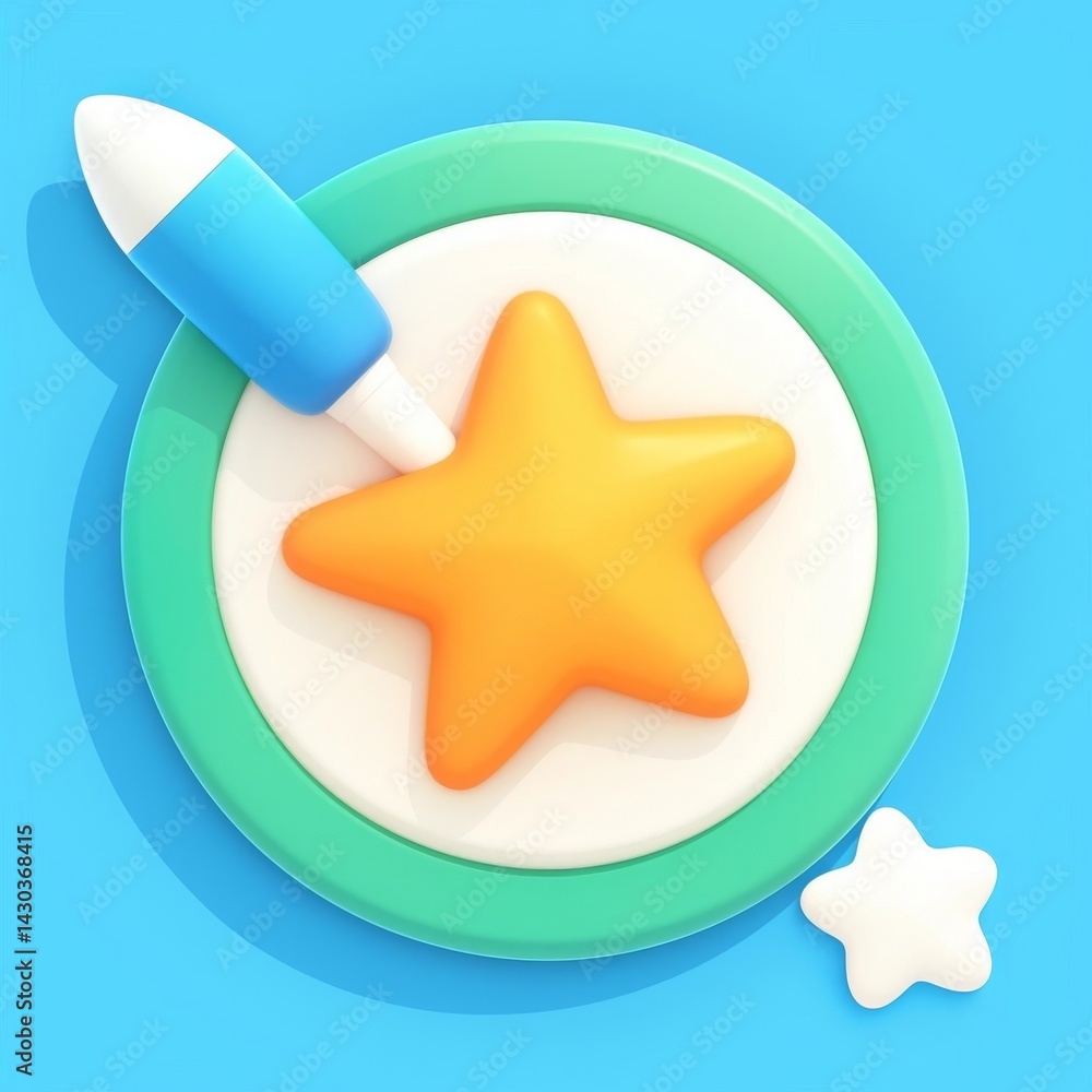 Obraz premium star shaped cookies